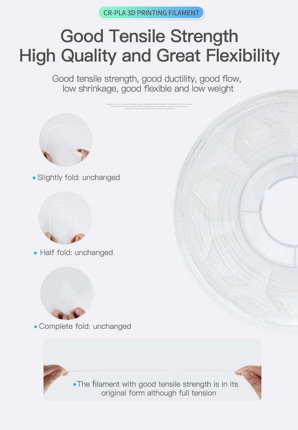 Creality CR PLA 3D Printer Filament
