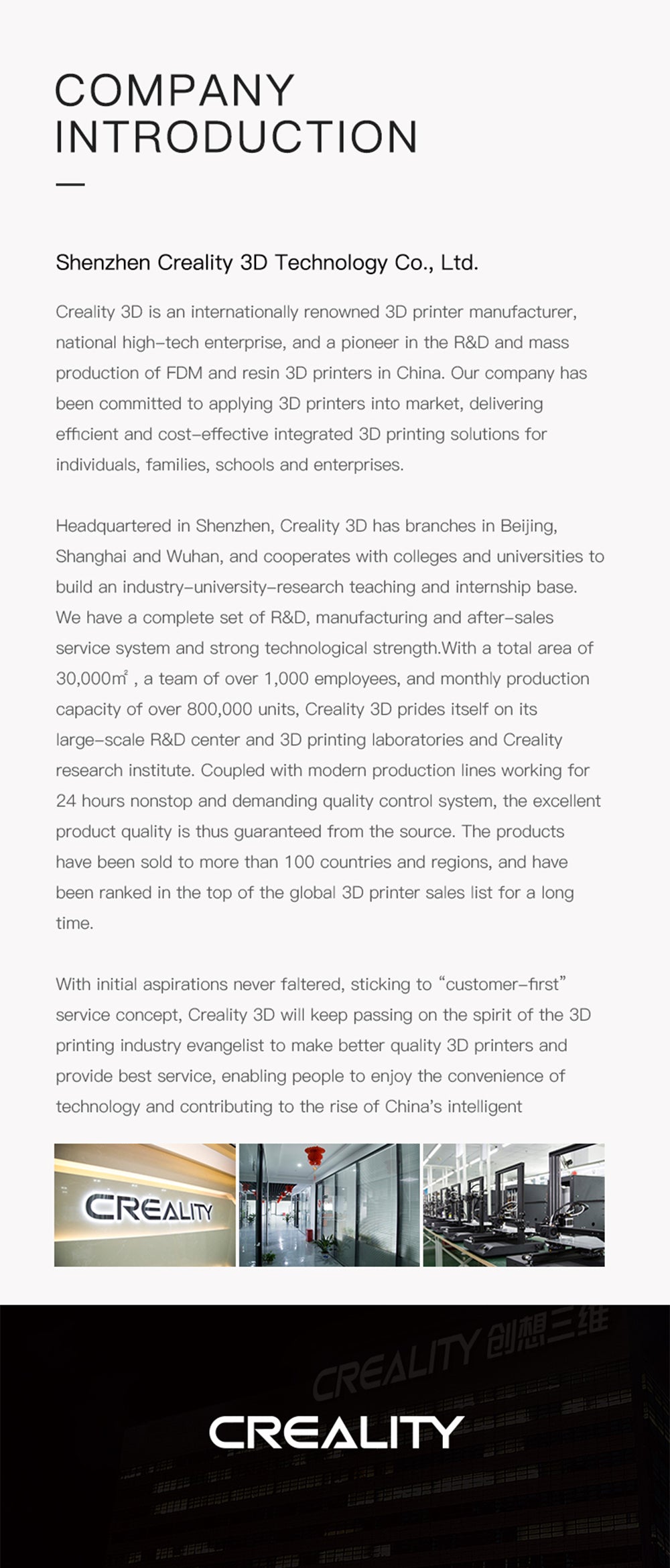 Creality CR PLA 3D Printer Filament